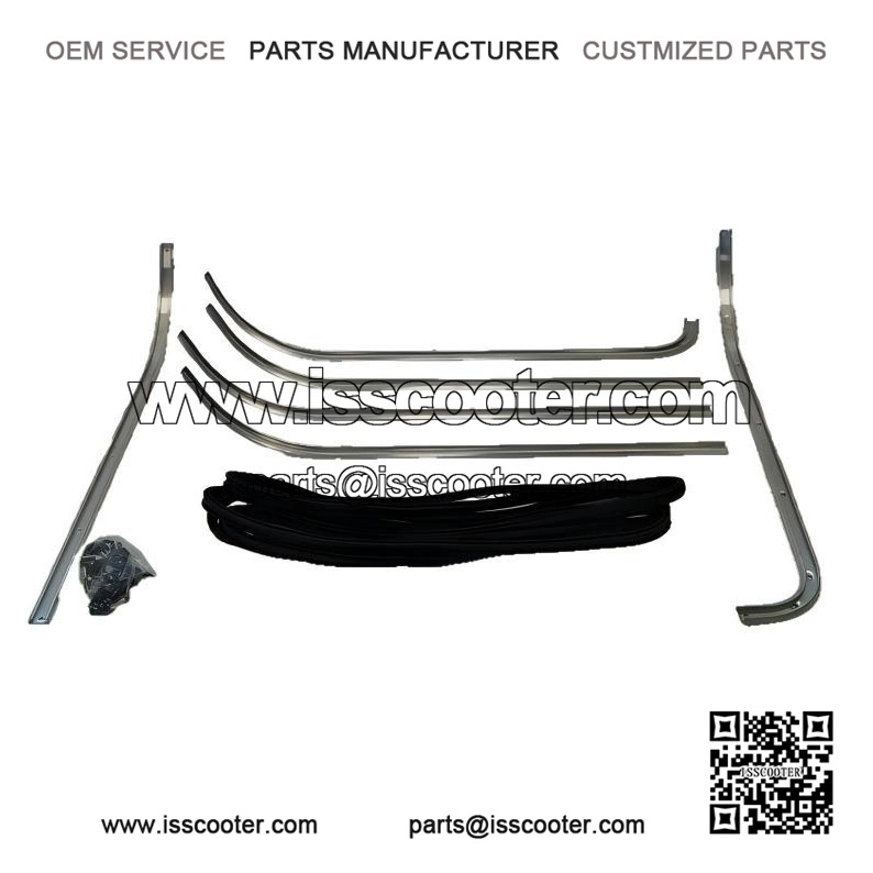 Mat Retaining Strip Set & Carpet Pedal Kit, Piaggio Vespa PX 125, 150, 200
