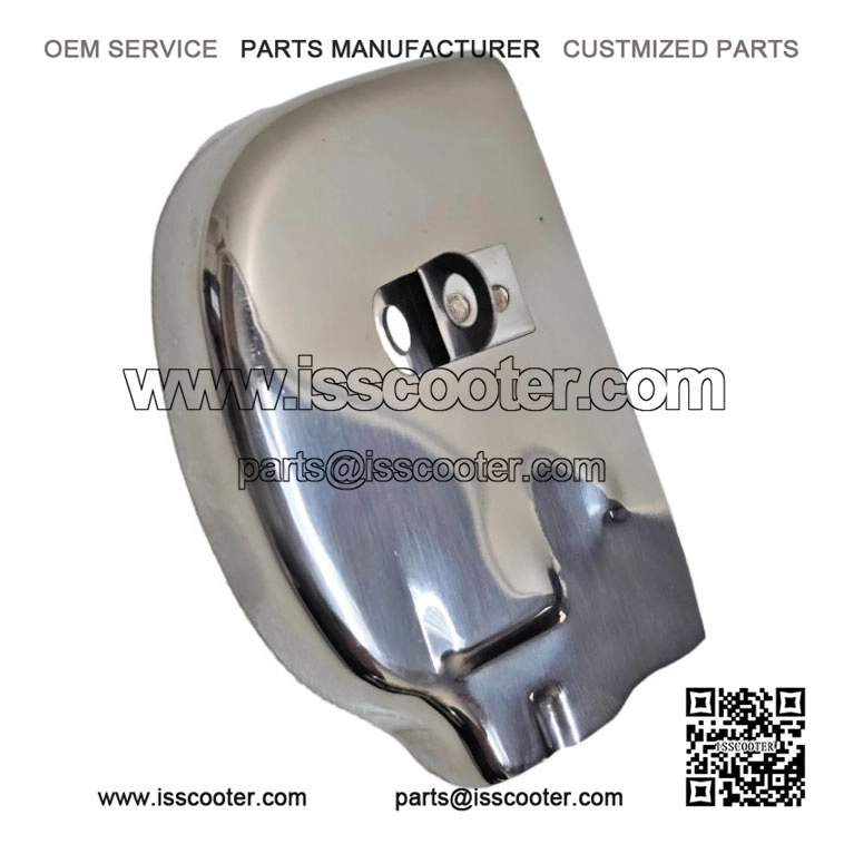 Stainless Steel Gear Selector Box Cover for Vespa T5 & T5 Classic ?C fits PX Gearing 125cc.