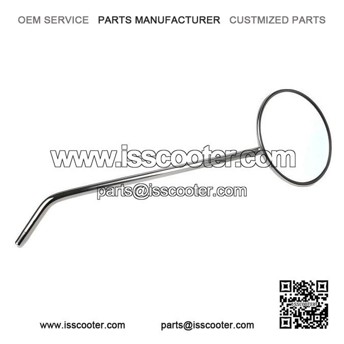 ROUND STANDARD HANDLEBAR?MOUNTED MIRROR (RIGHT HAND) ?C For Vespa PX, PE, PK