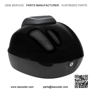 Original Glossy Black Top Case (94 32L) for Vespa Primavera / Sprint / PX 50-125-150.