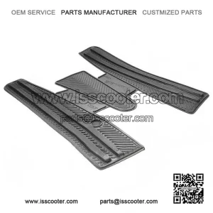 Black Floorboard Protection Floormat for Vespa PX, P Range, T5 Classic & LML.