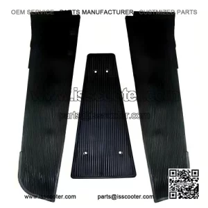 Rubber Floor Mat Set (Left/High/Right with Centre Mat) for Vespa PX, LML, T5 & PE.