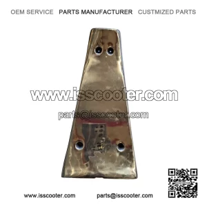 Polished Stainless Steel Centre Floor Mat, Vespa PX, PE, LML 2T, T5 Classic