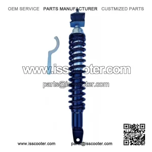 Rear Shock with Shock Mount Rubber for Vespa LML, PX 80/125/150/200, Sprint & VBB.