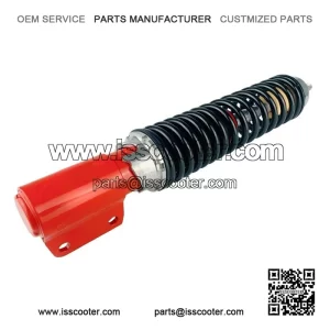 Black & Red Front Shock Absorber for Vespa PX & T5.