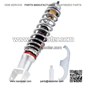 Rear Carbon Shock Absorber (6314-HTC) for Vespa PX 80 E Lusso Elestart (1983-1993).
