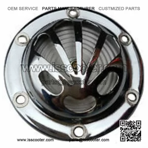 12V Flower-Type AC Chrome Horn for Vespa PX 125/200, VBB, VLB, Sprint, VNB, VBA & Super.