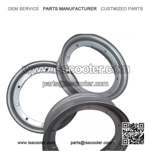 Three Silver Colour Split Rims for LML & VESPA PX.