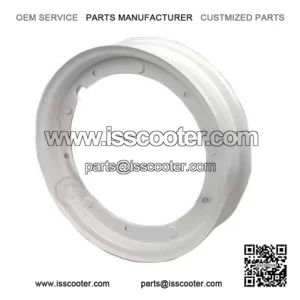 White 10" Split Wheel Rims (3.50-10) for Vespa PX, T5, LML, PK & Rally.