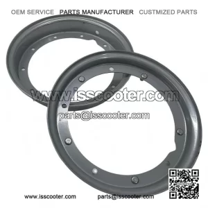 Grey OEM Wheel Rim (3.50x10 ?C 225000009) for Piaggio Vespa 50, PK, ET3, GT, GS & PX.