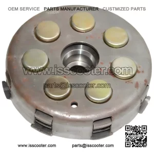 Complete 7-Spring 21-Tooth Clutch Assembly for Vespa LML, PX 200 & Cosa 125-200.