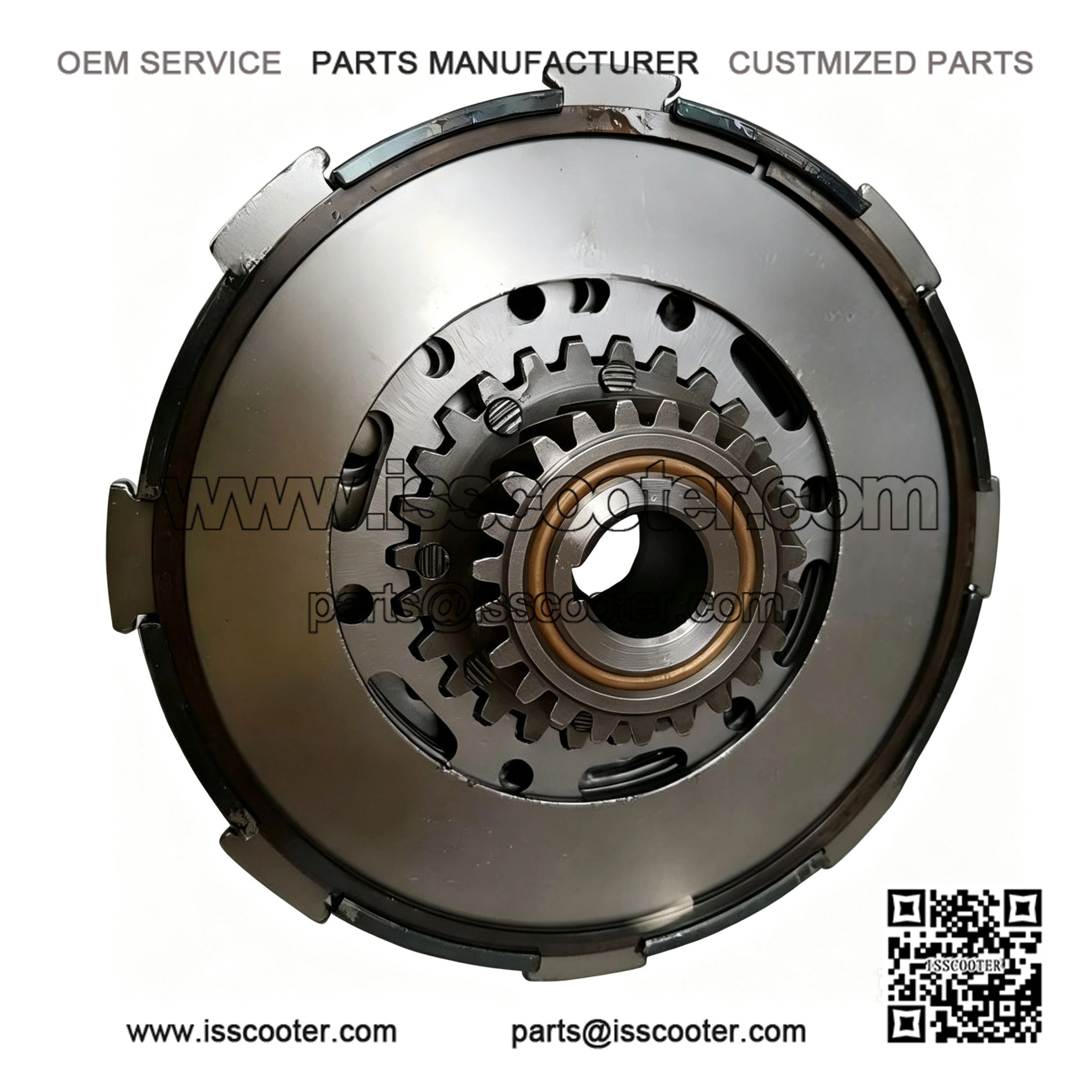 22-Tooth 7-Spring Clutch Assembly for Vespa P200E, PX200 EFL & Rally.