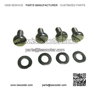 Stainless Steel Flywheel Cover Screw Set for Vespa PX, P200E, T5 & LML.