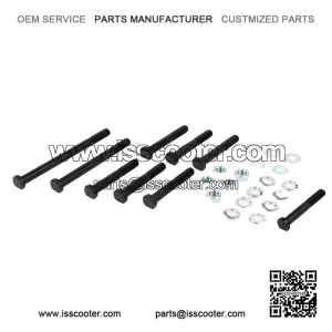 Engine Case Bolt Set for Vespa Sprint, Super, Rally, PX, PE, T5 & Cosa.
