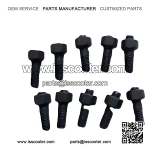 Set of 10 Front & Rear Brake Drum Studs for Vespa PX & LML.