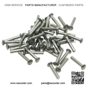 Round Head Rivet (407400100#6) for Vespa PX 125 (2001-2007).