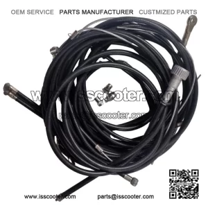Friction-Free Teflon-Lined Cable Set in Black (with free trunnions) for PX & LML.
