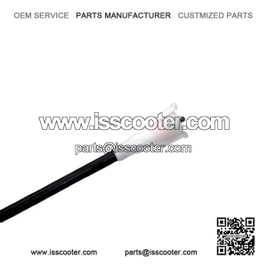 Black Clip-In Speedometer Cable (Inner & Outer) for Vespa PX.