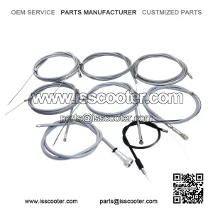 Control Cable Set ?C compatible with Vespa PX, P, Stella, P200e, PX150 & PX200 Scooters.