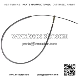 Complete Rear Brake Cable with Loop for Vespa P/PX Scooters.