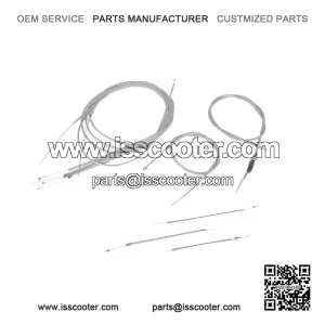 Original Cable Set with PE Inner Liner for Vespa PX 200 E & VSX1T (-86).