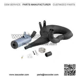 MF3660 Black Power Exhaust, Vespa PX, PE 125, 150 Arcobaleno