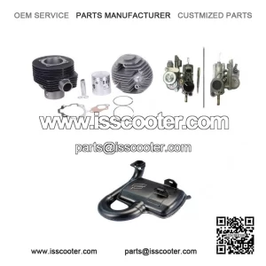 177cc Cylinder Modification Kit ?C includes Carburetor 24 S/Mix + Exhaust for Vespa PX 150.