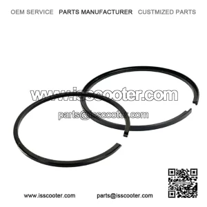 Standard Piston Top (Dykes Ring) & Bottom Rings for Piaggio Vespa PX125.