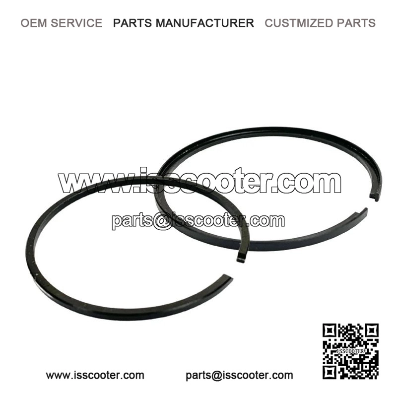 Standard Piston Top (Dykes Ring) & Bottom Rings for Piaggio Vespa PX125.