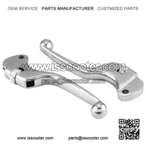 Chrome Adjustable Brake and Clutch Levers for Vespa PX, T5, Rally, PK, GS, SS, ET3 & VBB.
