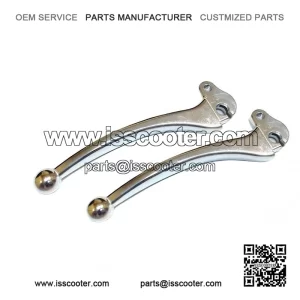 Pair of Brake Lever & Clutch Lever (80201CP) for Vespa PX 125, PX 150 & PE 200.