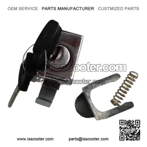 Chrome Toolbox Lock with 2 Keys for Vespa PX, LML, EFL & Glovebox ?C fits new tool boxes.