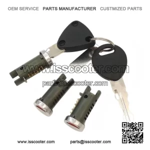 Replacement Lock Set with Keys to fit Vespa PX 125/150/200, T5, LML Star, Deluxe, PE & PK.