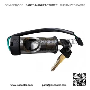 Complete Steering/Ignition Lock Assembly (2-Wire AC) with Key for VESPA PX & LML.
