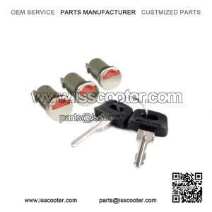 Lock Set for Piaggio Vespa PX, T5, PK & LML (1984-Onwards).