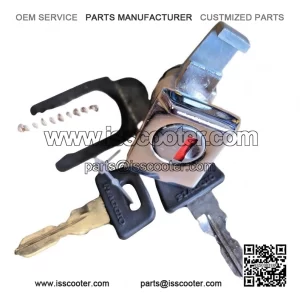 Chrome Toolbox/Glovebox Lock for Vespa PX, PE, MK1 & ET3.