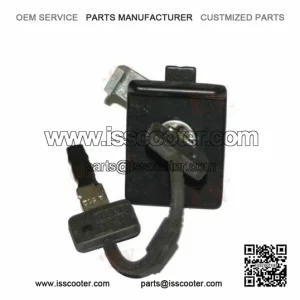 Black Colour Glove/Tool Box Lock Replacement with 2 Keys for Vespa PX, PE 150, LML & NV.