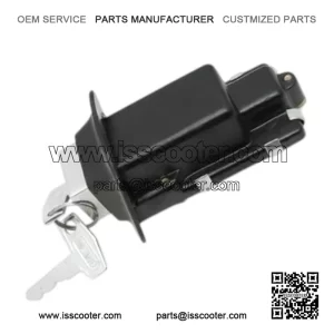 Black Seat Lock with 2 Keys ?C Compatible with Vespa PX Models.