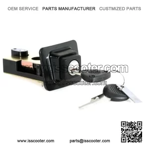 Grade A Standard Seat Lock with 2 Keys for VESPA PX125E, PX150E & PX200E (1984-1997).