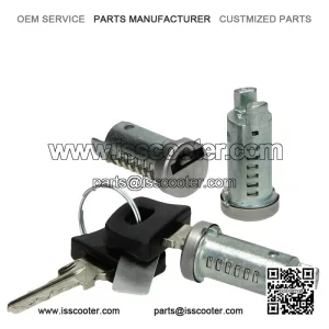 Kit of 3 Locks + 2 Keys for Piaggio VESPA PX 125/150/200 Arcobaleno.