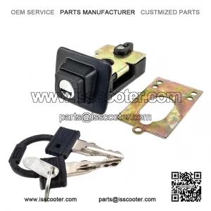 Complete Seat Lock Kit for Piaggio Vespa PX PE 125/150/200 Arcobaleno (1983-1997).