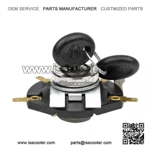 Ignition / Handlebar Lock Switch Panel with Keys for VESPA PX 125 (1978-1982).