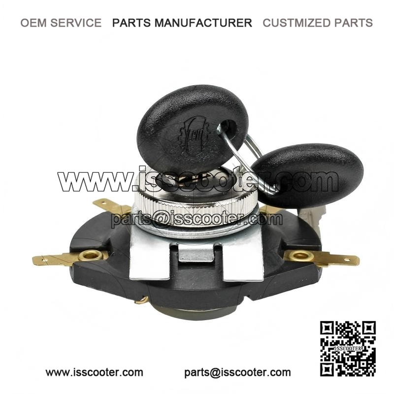 Ignition / Handlebar Lock Switch Panel with Keys for VESPA PX 125 (1978-1982).