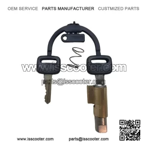 Steering Lock with Keys (4mm), VESPA PX T5 RALLY V50 ET3 SERVETA LYNX