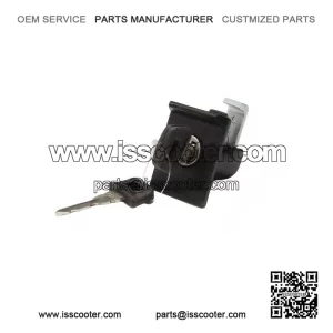 BLACK TOOLBOX LOCK ?C For Vespa PX, PE