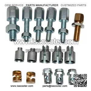 Complete Cable Adjuster & Trunnion Set for Vespa PX, Rally, SS 180 & Sprint 125-150.