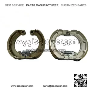 Pair of Front/Rear Brake Shoes with Spares for Vespa PX, LML & T5 ?C 10 Inch.