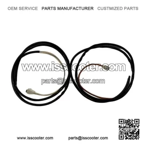Set of 2 Side Panel Indicator Wires, Vespa PX / LML Turn Signal Assembly