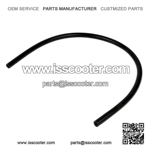 Black TPR-PUR Petrol Hose (750mm) for Vespa PX, T5, Cosa, Rally & Sprint.