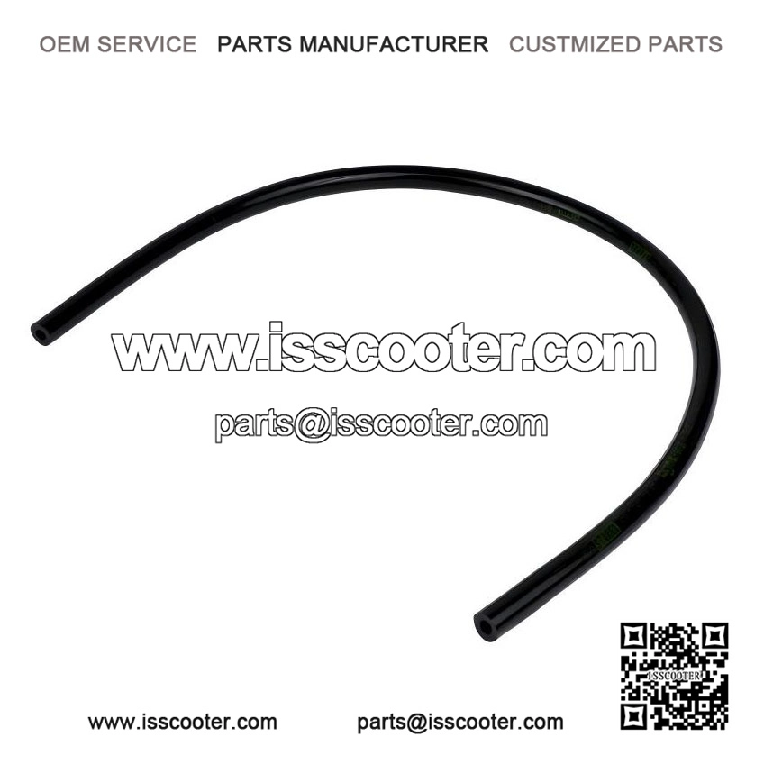 Black TPR-PUR Petrol Hose (750mm) for Vespa PX, T5, Cosa, Rally & Sprint.